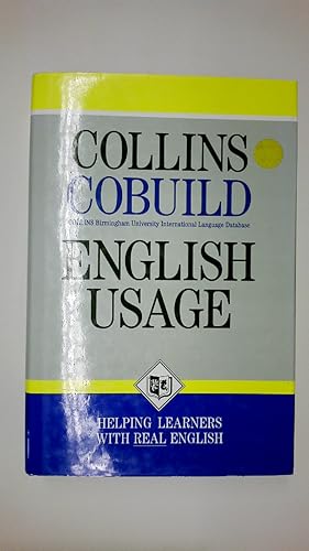 Bild des Verkufers fr COLLINS COBUILD ENGLISH USAGE. helping learners with real English zum Verkauf von HPI, Inhaber Uwe Hammermller