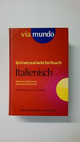 Seller image for UNIVERSALWRTERBUCH ITALIENISCH-DEUTSCH, DEUTSCH-ITALIENISCH. mit Vokabeltrainer auf CD-ROM for sale by HPI, Inhaber Uwe Hammermller