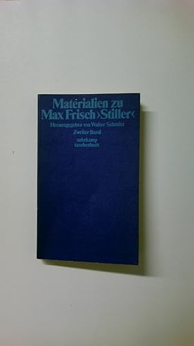 Seller image for MATERIALIEN ZU MAX FRISCH STILLER , BAND 1 UND BAND 2. for sale by HPI, Inhaber Uwe Hammermller