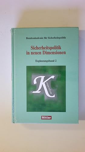 Bild des Verkufers fr SICHERHEITSPOLITIK IN NEUEN DIMENSIONEN. zum Verkauf von HPI, Inhaber Uwe Hammermller