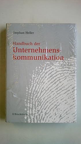 Bild des Verkufers fr HANDBUCH DER UNTERNEHMENSKOMMUNIKATION. zum Verkauf von HPI, Inhaber Uwe Hammermller