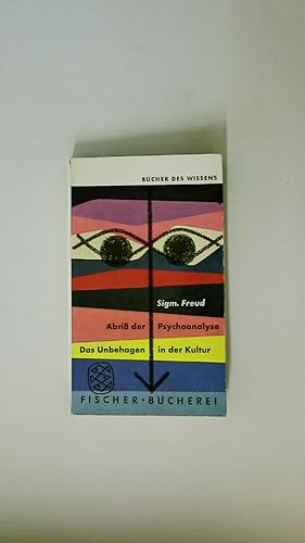 Bild des Verkufers fr ABRISS DER PSYCHOANALYSE; DAS UNBEHAGEN IN DER KULTUR. zum Verkauf von HPI, Inhaber Uwe Hammermller