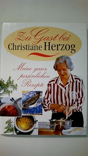 Bild des Verkufers fr ZU GAST BEI CHRISTIANE HERZOG. zum Verkauf von HPI, Inhaber Uwe Hammermller