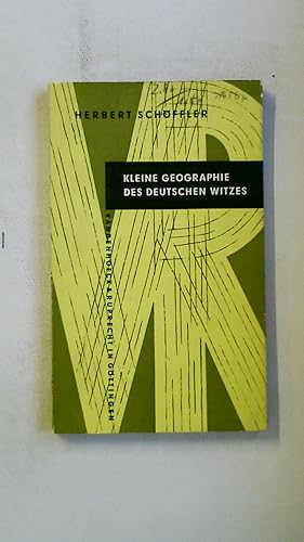 Imagen del vendedor de KLEINE GEOGRAPHIE DES DEUTSCHEN WITZES. a la venta por HPI, Inhaber Uwe Hammermller