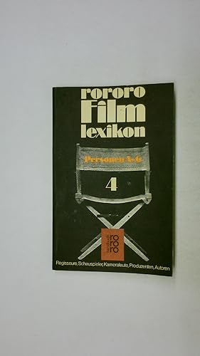 Seller image for RORORO-FILMLEXIKON PERSONEN A-G 4. for sale by HPI, Inhaber Uwe Hammermller