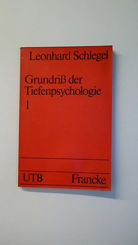 Imagen del vendedor de GRUNDRISS DER TIEFENPSYCHOLOGIE. a la venta por HPI, Inhaber Uwe Hammermller