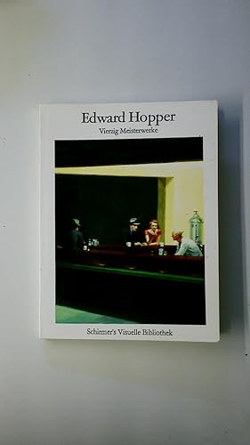 Bild des Verkufers fr EDWARD HOPPER. 40 Meisterwerke zum Verkauf von HPI, Inhaber Uwe Hammermller