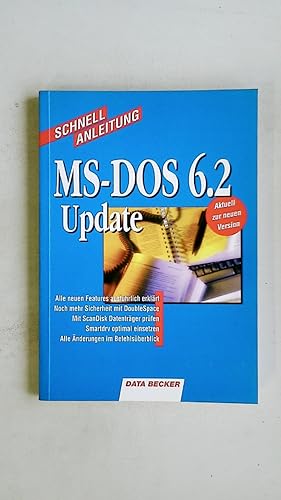 Bild des Verkufers fr MS-DOS 6.2 UPDATE. aktuell zur neuen Version zum Verkauf von HPI, Inhaber Uwe Hammermller