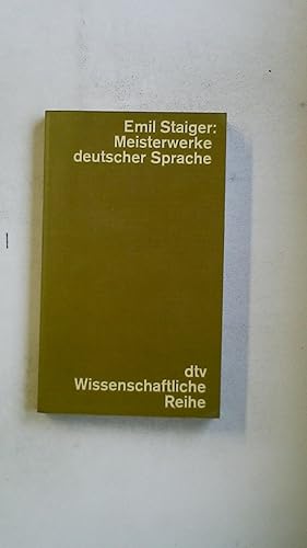 Bild des Verkufers fr MEISTERWERKE DEUTSCHER SPRACHE AUS DEM NEUNZEHNTEN JAHRHUNDERT. zum Verkauf von HPI, Inhaber Uwe Hammermller