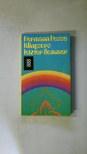 Bild des Verkufers fr KLINGSORS LETZTER SOMMER UND ANDERE ERZHLUNGEN. zum Verkauf von HPI, Inhaber Uwe Hammermller