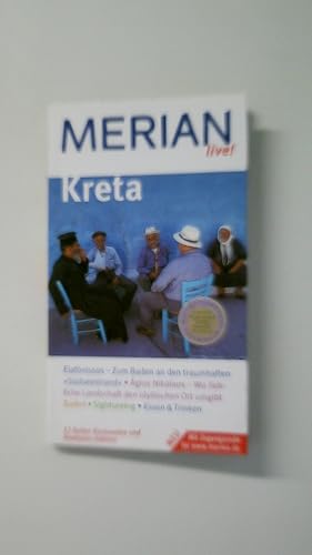 Bild des Verkufers fr KRETA. Elafnissos - zum Baden an den traumhaften Sdseestrand , gios Niklaos - wo liebliche Landschaft den idyllischen Ort umgibt, Baden, Sightseeing, Essen & Trinken ; Kartenatlas und Stadtplan Irklion ; neu mit Zugangscode fr www.merian.de zum Verkauf von HPI, Inhaber Uwe Hammermller