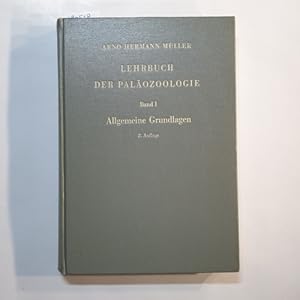 Imagen del vendedor de Lehrbuch der Palozoologie: Bd. 1., Allgemeine Grundlagen a la venta por Gebrauchtbcherlogistik  H.J. Lauterbach