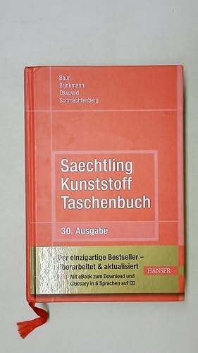 Imagen del vendedor de SAECHTLING KUNSTSTOFF TASCHENBUCH. a la venta por HPI, Inhaber Uwe Hammermller