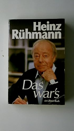 Seller image for DAS WAR S. Erinnerungen for sale by HPI, Inhaber Uwe Hammermller