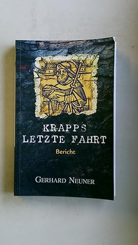 Bild des Verkufers fr KRAPPS LETZTE FAHRT. Bericht zum Verkauf von HPI, Inhaber Uwe Hammermller