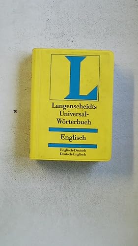 Seller image for LANGENSCHEIDTS UNIVERSAL-WRTERBUCH ENGLISCH. englisch-deutsch, deutsch-englisch for sale by HPI, Inhaber Uwe Hammermller