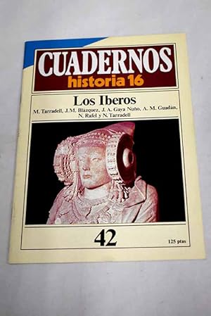 Imagen del vendedor de Cuadernos Historia 16, serie 1985, n 42 Los iberos:: Los Iberos; Arte y Religin; As encontr la Dama de Baza. Repercusiones del arte ibrico; Sociedad y Economa; Escritura y Numismtica a la venta por Alcan Libros