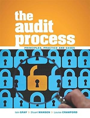 Bild des Verkufers fr The Audit Process: Principles, Practice and Cases zum Verkauf von WeBuyBooks