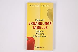 Seller image for DIE GROSSE ERNHRUNGSTABELLE. Kalorien, Vitamine, Mineralstoffe for sale by Butterfly Books GmbH & Co. KG