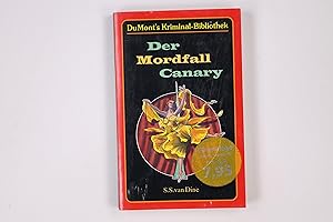 Bild des Verkufers fr DER MORDFALL CANARY. , Sonderausgabe zum Verkauf von Butterfly Books GmbH & Co. KG