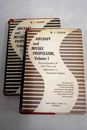 Imagen del vendedor de Aircraft and missile propulsion a la venta por Alcan Libros
