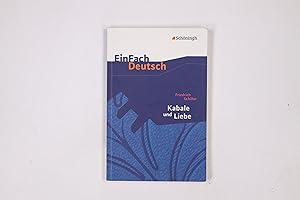Imagen del vendedor de EINFACH DEUTSCH TEXTAUSGABEN. Friedrich Schiller a la venta por Butterfly Books GmbH & Co. KG