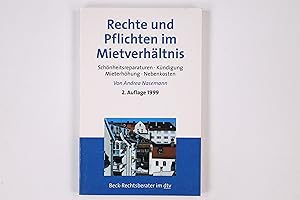 Seller image for RECHTE UND PFLICHTEN IM MIETVERHLTNIS. ein Ratgeber for sale by Butterfly Books GmbH & Co. KG