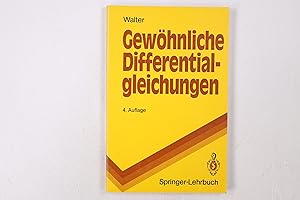 Bild des Verkufers fr GEWHNLICHE DIFFERENTIALGLEICHUNGEN. eine Einfhrung zum Verkauf von Butterfly Books GmbH & Co. KG