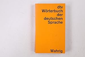 Bild des Verkufers fr DTV-WRTERBUCH DER DEUTSCHEN SPRACHE. zum Verkauf von Butterfly Books GmbH & Co. KG