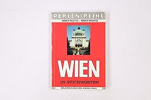 Bild des Verkufers fr WIEN IN STICHWORTEN. zum Verkauf von Butterfly Books GmbH & Co. KG