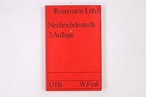 Bild des Verkufers fr NEUHOCHDEUTSCH. e. Einf. in d. Sprachwiss zum Verkauf von Butterfly Books GmbH & Co. KG