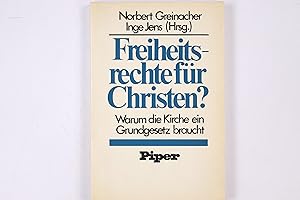 Seller image for FREIHEITSRECHTE FR CHRISTEN?. Warum d. Kirche e. Grundgesetz braucht for sale by Butterfly Books GmbH & Co. KG