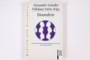 Seller image for BIOMEDIZIN. knstliche Befruchtung, Embryonenforschung und Gentechnologie for sale by Butterfly Books GmbH & Co. KG