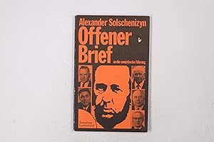 Image du vendeur pour OFFENER BRIEF AN DIE SOWJETISCHE FHRUNG. (Sept. 1973) mis en vente par Butterfly Books GmbH & Co. KG