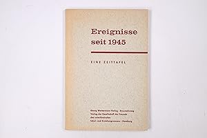 Seller image for EREIGNISSE SEIT 1945. Eine Zeittafel for sale by Butterfly Books GmbH & Co. KG