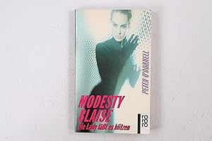 Bild des Verkufers fr MODESTY BLAISE, DIE LADY LSST ES BLITZEN. Roman zum Verkauf von Butterfly Books GmbH & Co. KG