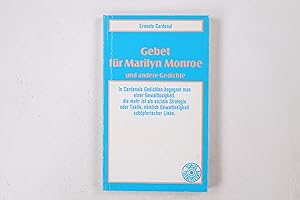 Seller image for GEBET FR MARILYN MONROE UND ANDERE GEDICHTE. for sale by Butterfly Books GmbH & Co. KG
