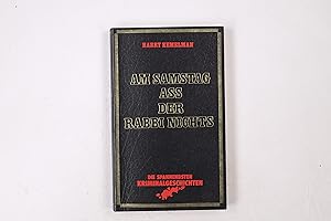 Seller image for AM SAMSTAG ASS DER RABBI NICHTS. Kriminalroman for sale by Butterfly Books GmbH & Co. KG