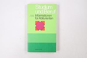 Bild des Verkufers fr STUDIUM UND BERUF. zum Verkauf von Butterfly Books GmbH & Co. KG