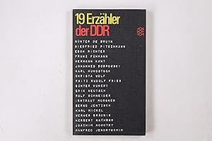 Bild des Verkufers fr 19 ERZHLER DER DDR. zum Verkauf von Butterfly Books GmbH & Co. KG