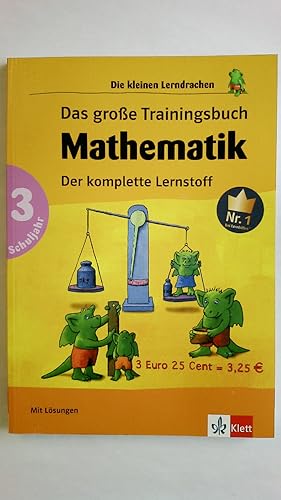 Bild des Verkufers fr DAS GROSSE TRAININGSBUCH MATHEMATIK. zum Verkauf von Butterfly Books GmbH & Co. KG