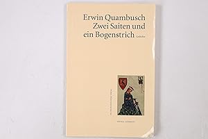 Seller image for ZWEI SAITEN UND EIN BOGENSTRICH. Gedichte for sale by Butterfly Books GmbH & Co. KG