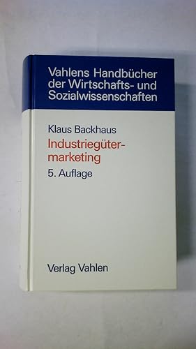 Bild des Verkufers fr INDUSTRIEGTERMARKETING. zum Verkauf von Butterfly Books GmbH & Co. KG