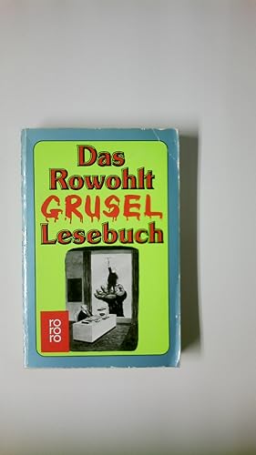 Bild des Verkufers fr DAS ROWOHLT-GRUSEL-LESEBUCH. zum Verkauf von Butterfly Books GmbH & Co. KG