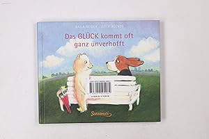 Bild des Verkufers fr DAS GLCK KOMMT OFT GANZ UNVERHOFFT. zum Verkauf von Butterfly Books GmbH & Co. KG