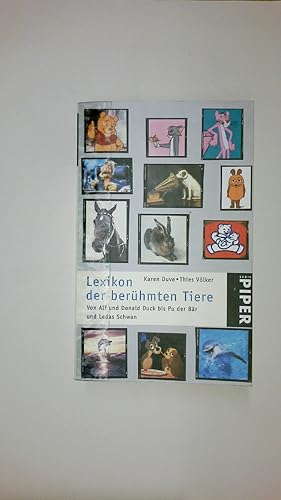 Image du vendeur pour LEXIKON DER BERHMTEN TIERE. von Alf und Donald Duck bis Pu der Br und Ledas Schwan mis en vente par Butterfly Books GmbH & Co. KG