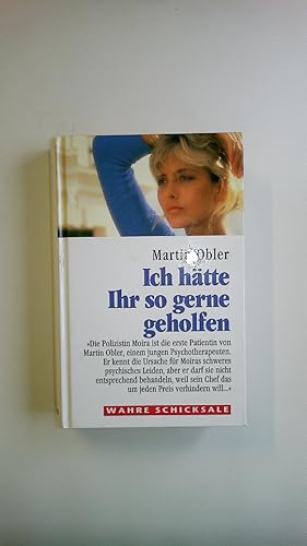 Imagen del vendedor de ICH HTTE IHR SO GERNE GEHOLFEN. a la venta por Butterfly Books GmbH & Co. KG