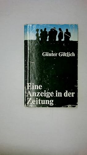 Bild des Verkufers fr EINE ANZEIGE IN DER ZEITUNG. zum Verkauf von Butterfly Books GmbH & Co. KG