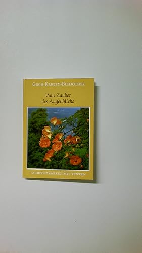 Bild des Verkufers fr VOM ZAUBER DES AUGENBLICKS. 18 Farbpostkarten mit Texten zum Verkauf von Butterfly Books GmbH & Co. KG