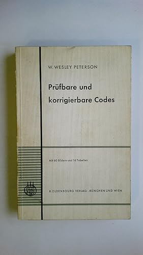 Seller image for PRFBARE UND KORRIGIERBARE CODES. for sale by Butterfly Books GmbH & Co. KG